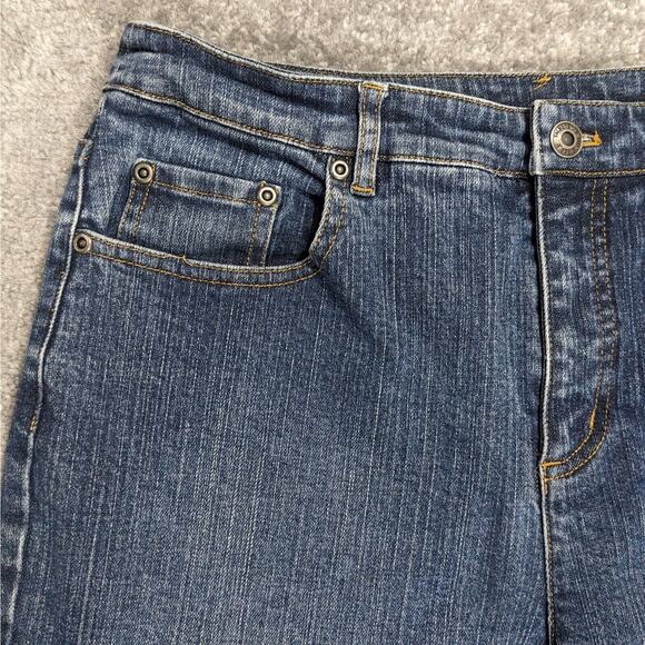 Talbots (Old Tag) Mini Bootcut Jeans Women Size 10 Inseam 30" High-Rise Stretch‎ - Picture 5 of 12
